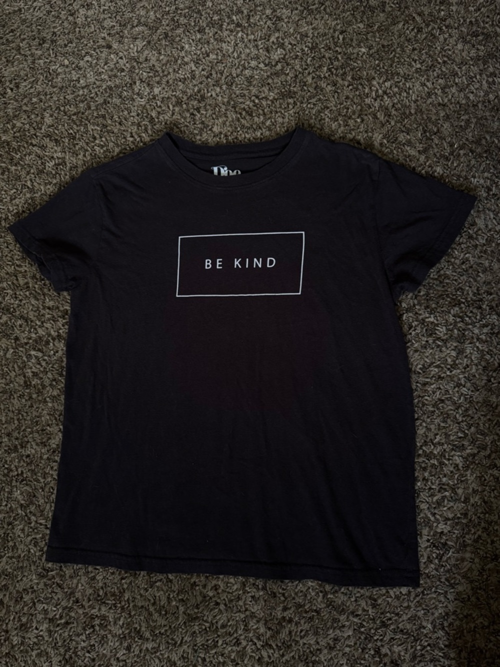 BE KIND Black Graphic Short Sleeve Tee